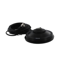 Tram Magnet Mount w/ Cable (5”, Black ABS, 3/8” connector)