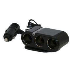 XLT Three Port Cigarette Lighter Adapter / Splitter CA300